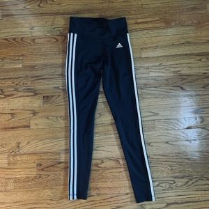 Adidas Climalite black and white exercise pant